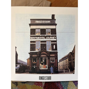 Ringo Starr - ‘Sentimental Journey’ Lithograph - 20”x20” Mint Condition